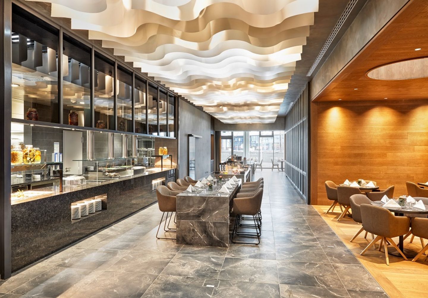 <p>HYPERION Hotel Leipzig - Restaurant - MICE Service Group</p>